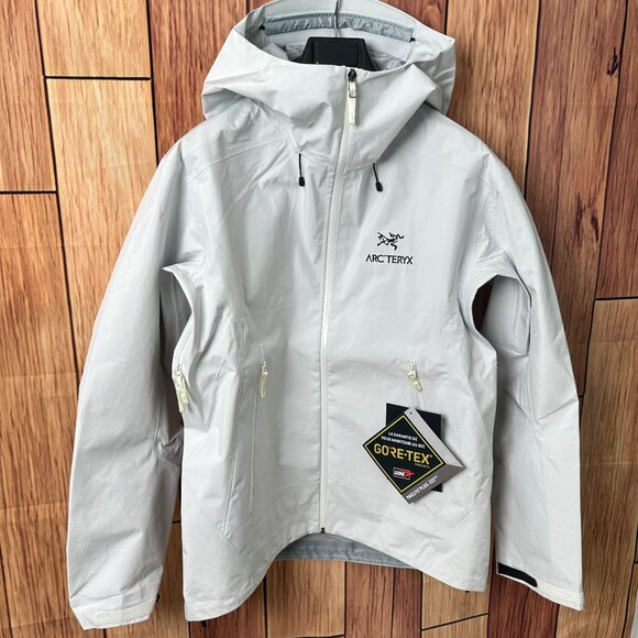Arc'teryx Beta LT Jacket Men’s Light Gray Gore-Tex Waterproof Windproof - Picture 1 of 7